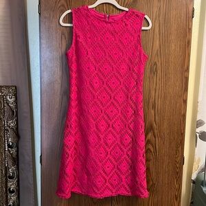 Pink Lace Dress
